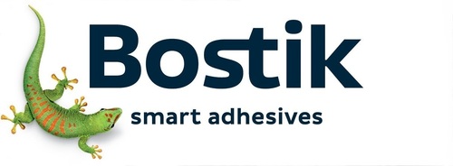 Das Logo von Bostik Announces Plans for International Promotional Programme zeigt ein weißes Quadrat mit blauer Schrift: Bostik smart adhesives. Auf der linken Seite ist eine Eidechse. Das Logo dient unterstützend der Veranschaulichung/ Präsentation des Unternehmens auf der Anbieterseite alle-ausbildungsstellen.de für Ausbildungsstellen.