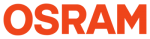 Das Logo der OSRAM GmbH in der Schriftfarbe Orange.