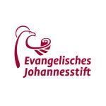 Vorschau von Das Logo des Evangelisches Johannesstift SbR in der Farbe Rot zeigt zusätzlich einen skizzierten Adlerkopf.