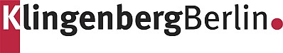 Das Logo der Klingenberg Berlin GmbH in der Schriftfarbe Schwarz.
