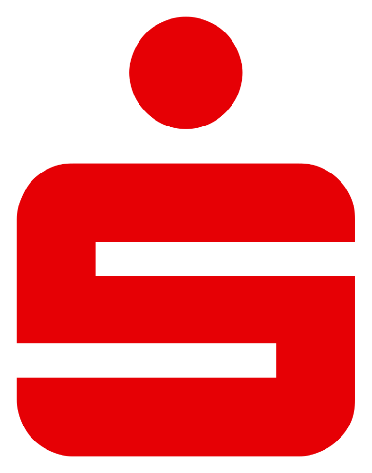 Das Logo Deutsches Sparkassen- und Giroverband e.V. zeigt ein rotes S mit Punkt darüber.