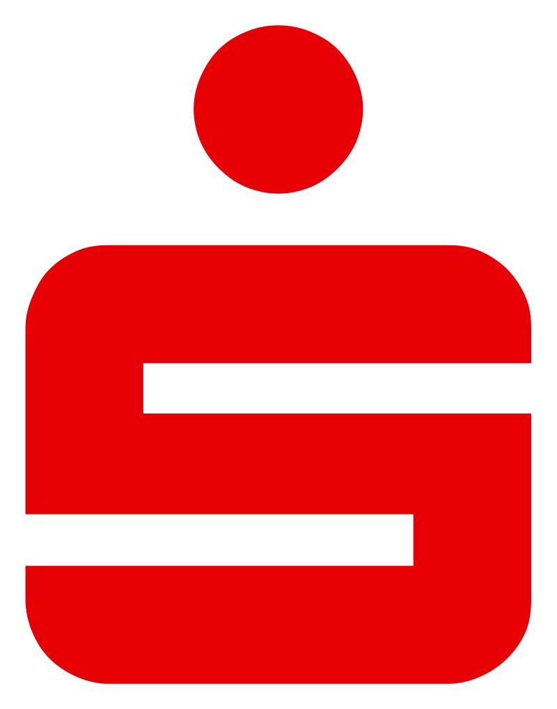 Das Logo Deutsches Sparkassen- und Giroverband e.V. zeigt ein rotes S mit Punkt darüber.