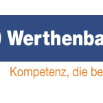 Vorschau von Das Logo der Carl Werthenbach Konstruktionsteile GmbH & Co. KG zeigt ein blaues Rechteck mit Werthenbach in weißer Schrift und darunter den Zusatz Kompetenz, die bewegt in der Farbe Orange.
